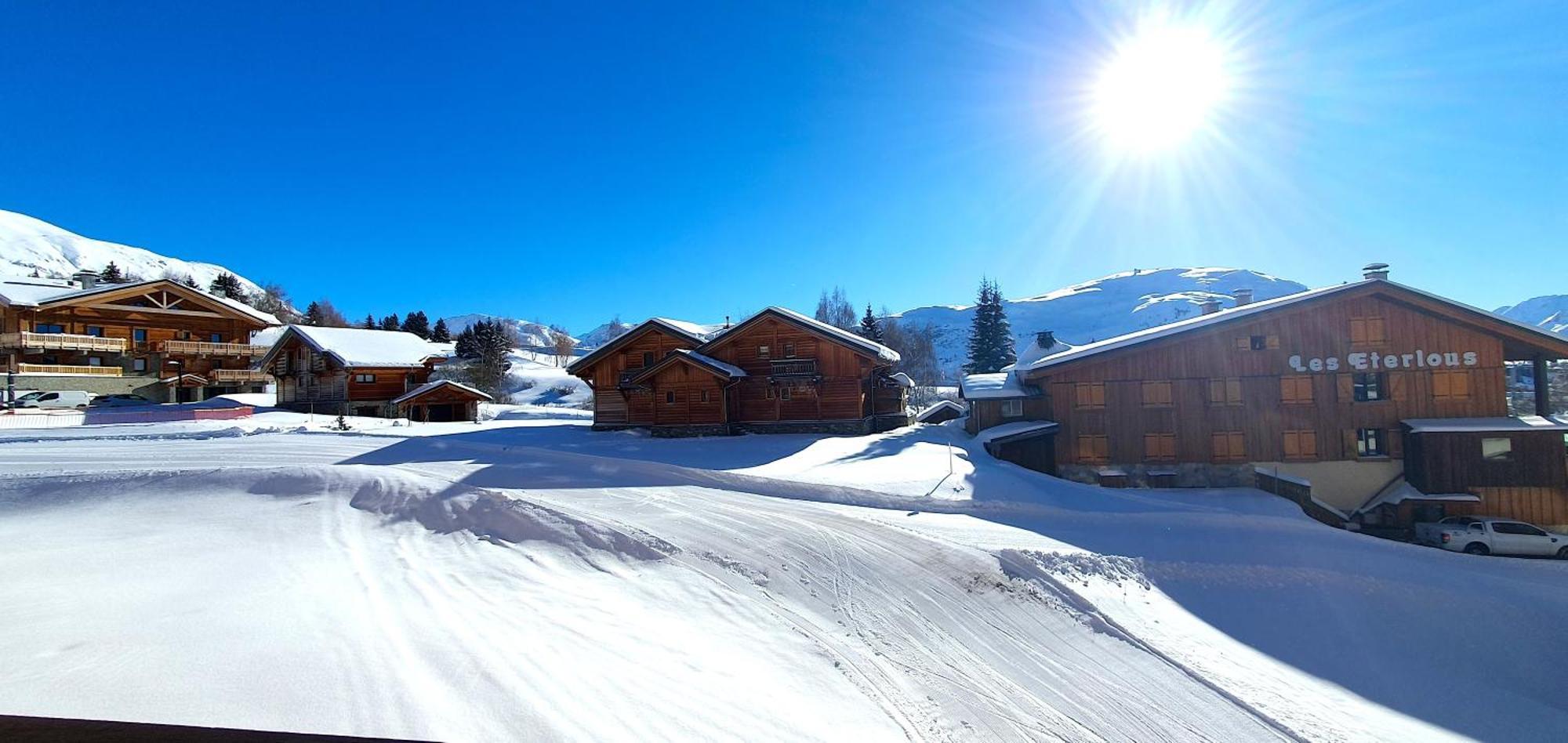 Pieds Des Pistes - Parking Couvert - Plein Sud Alpe d'Huez Exterior photo